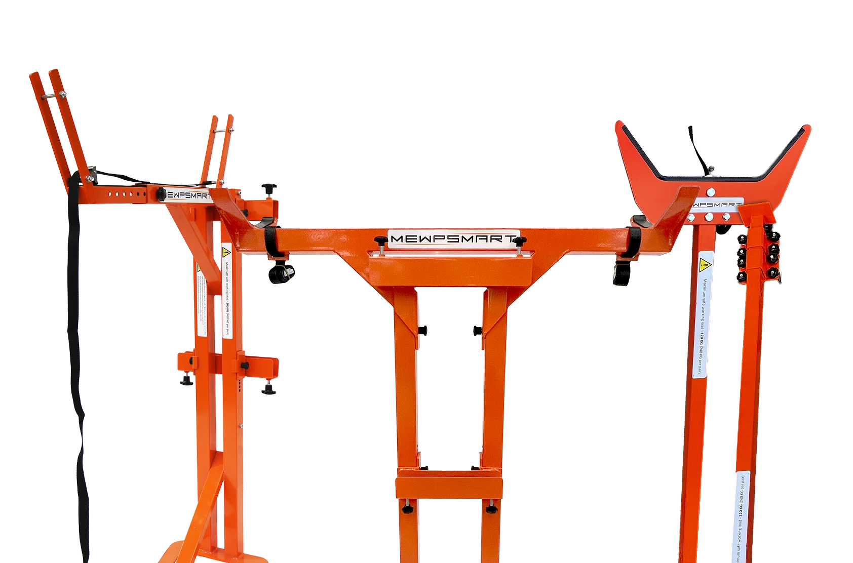 Three different Mewpsmart forklift safety loaders